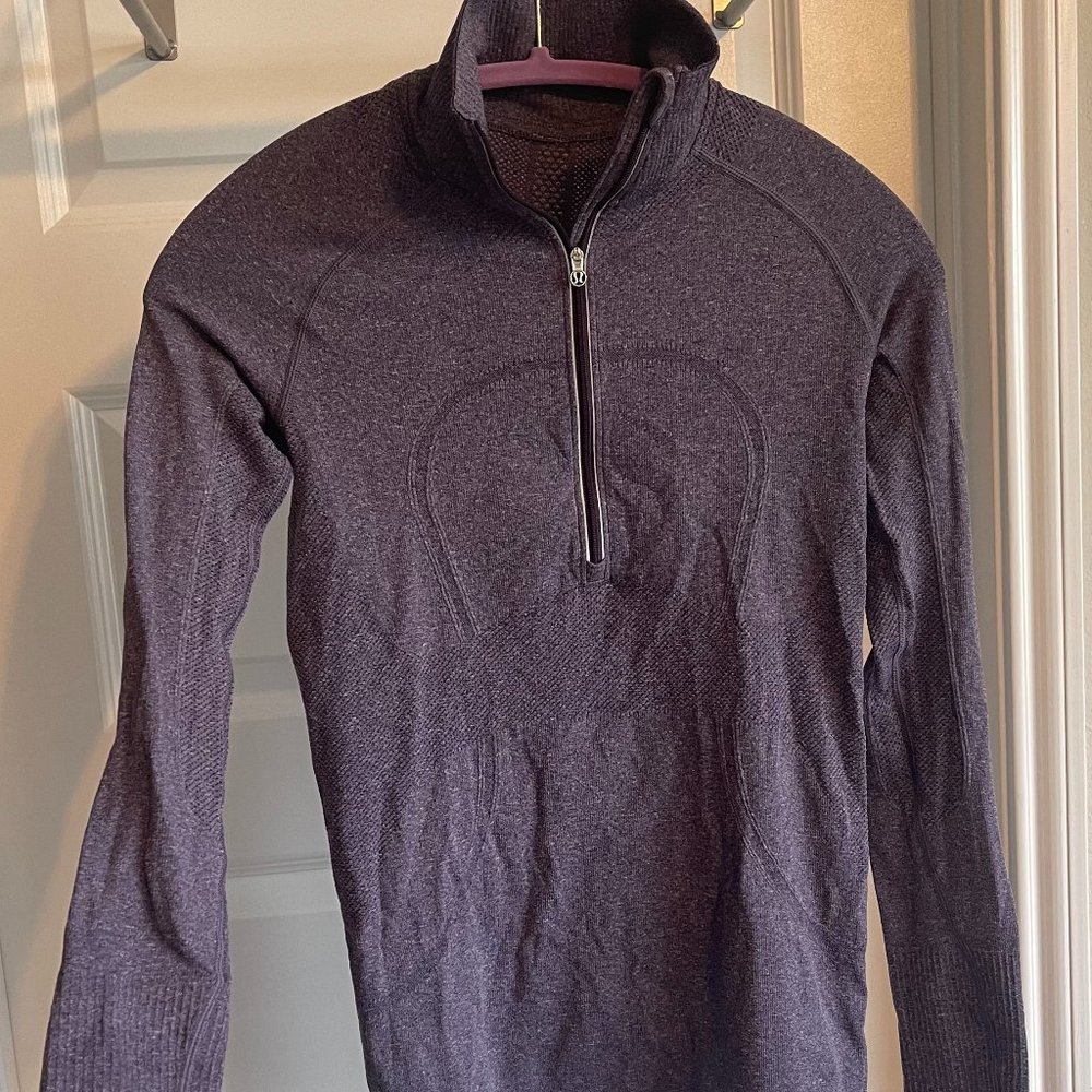 Lululemon Swiftly Tech LS 1/2 Zip: Size 6